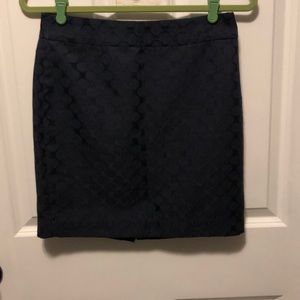 Navy skirt